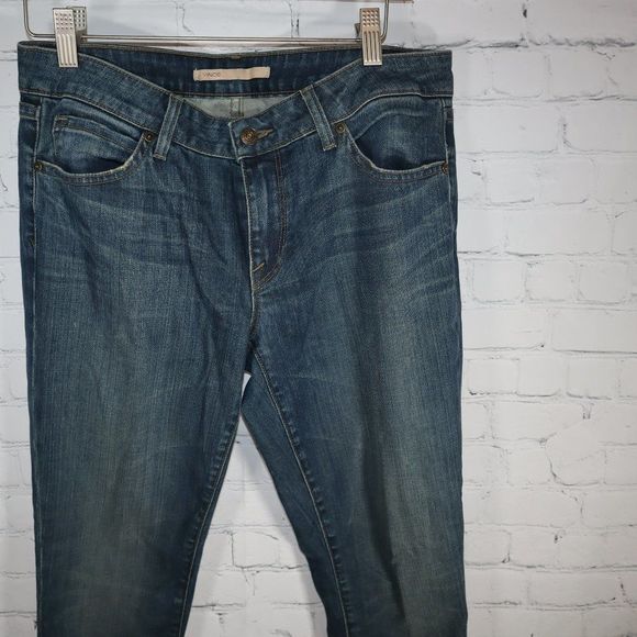 Vince Mallorca (Dark Wash) Crop Skinny Ankle Jeans Women's Size 29 - Picture 2 of 7